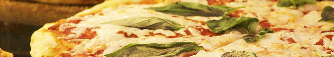 Eating Italian Pizza at Three Brothers Italian Restaurant - Laurel restaurant in Laurel, MD.